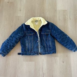 Vintage Sherpa Silver Spur Jacket